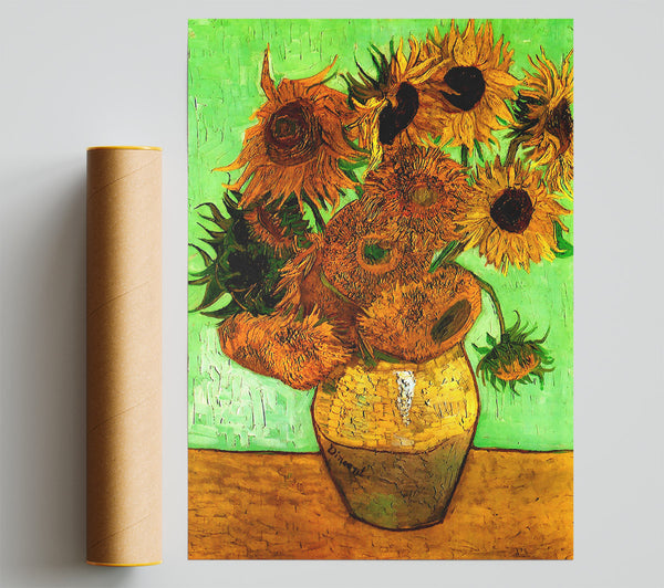 Van Gogh Still Life Vase With Twelve Sunflowers 2