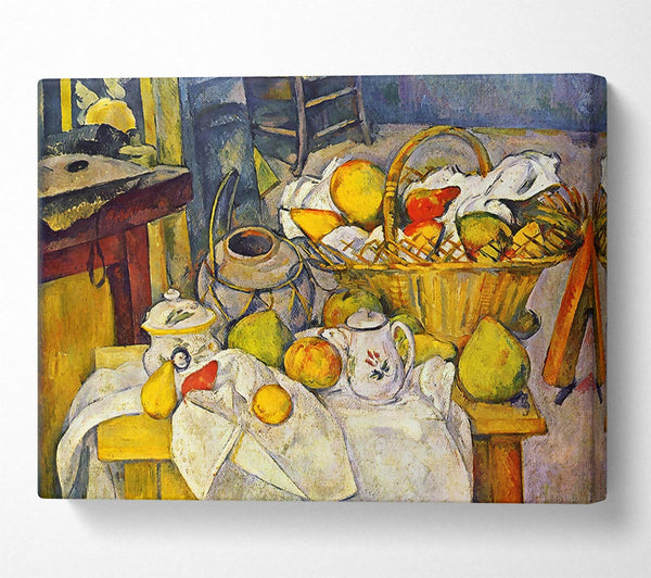 Cezanne Still Life With Fruit Basket