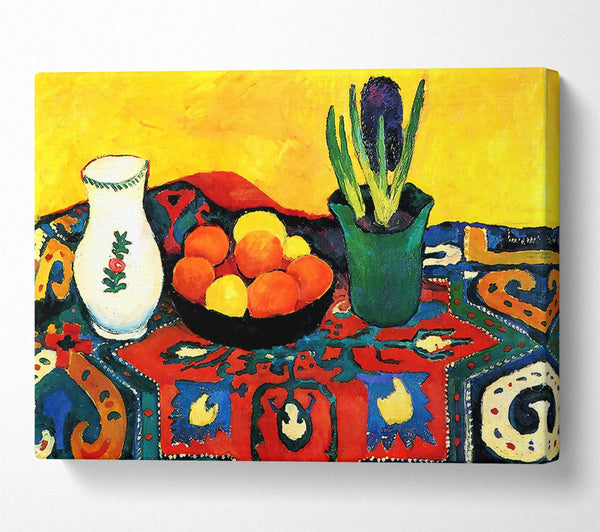 August Macke Still Life With Hyacinthe