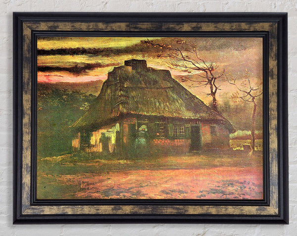 Van Gogh Straw Hut At Dusk