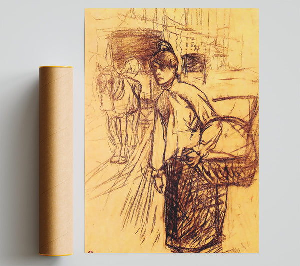 Toulouse Lautrec Study For The Washing Machine