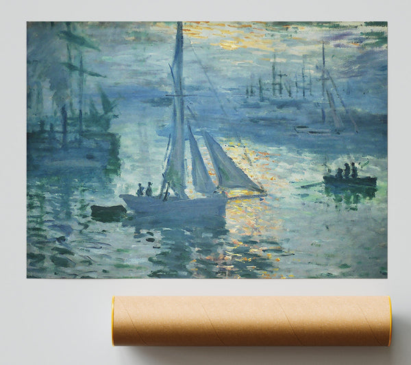 Monet Sunrise At Sea 2