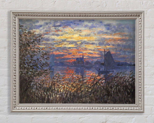 Monet Sunset On The Seine