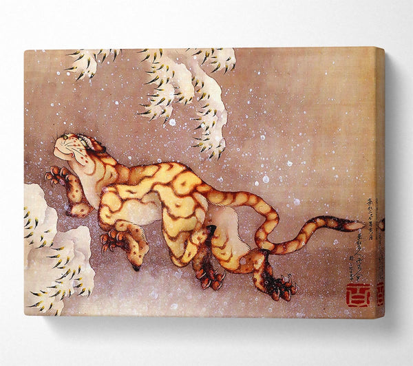 Hokusai Tiger In The Snow