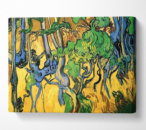 Van Gogh Tree Roots And Trunks