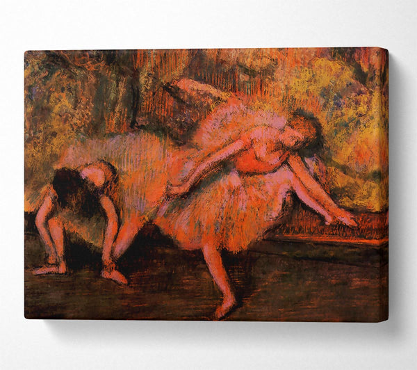 Degas Two Dancers On A Bank