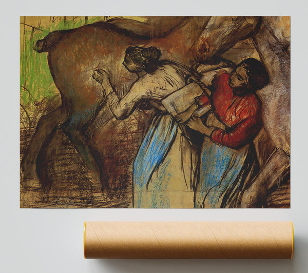 Degas Two Women Washing Horses