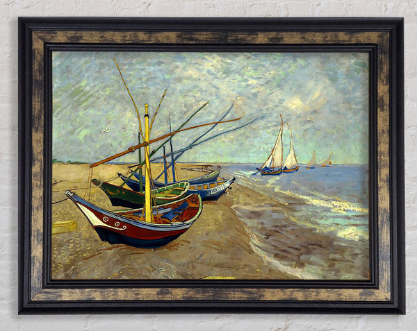 Van Gogh Fishing Boats At Sainte Marie