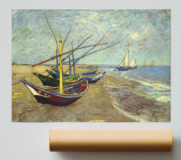 Van Gogh Fishing Boats At Sainte Marie