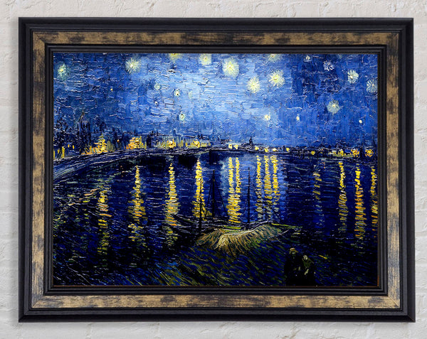 Van Gogh Starry Night Over The Rhone Blue