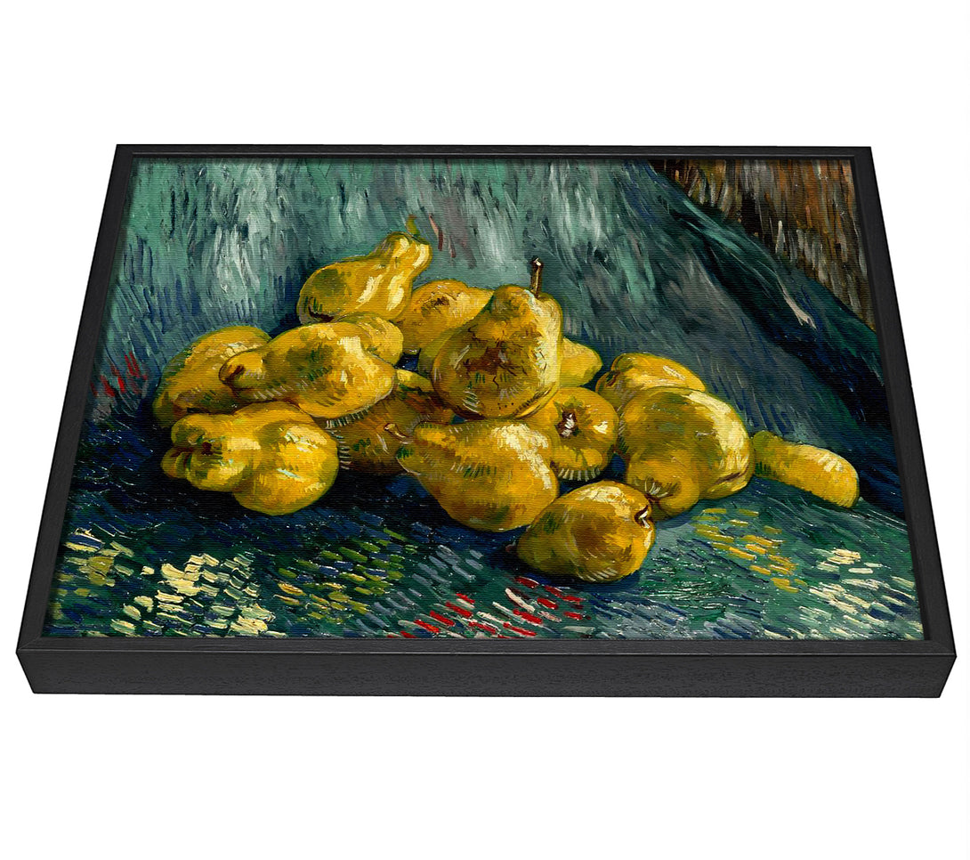 A picture of a Van Gogh Still Life With Quinces framed canvas print sold by Wallart-Direct.co.uk