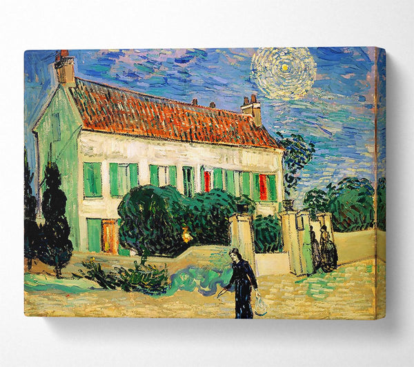 Van Gogh White House At Night