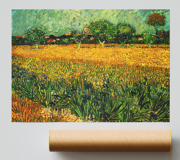 Vincent Van Gogh View Of Arles With Irises In The Foreground