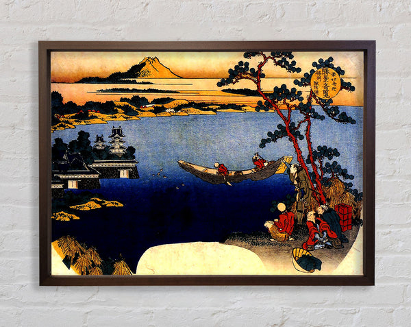 Hokusai View Of Lake Suwa