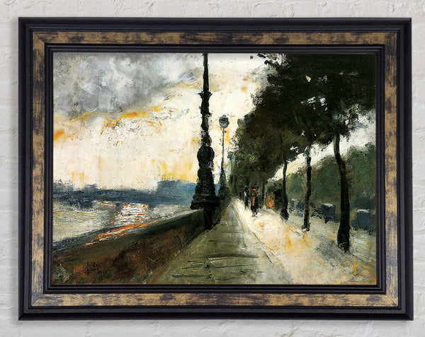 Waterloo Bridge In The Sun By Lesser Ury