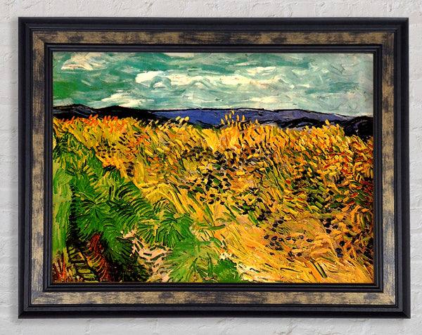 Van Gogh Wheat Field With Cornflowers