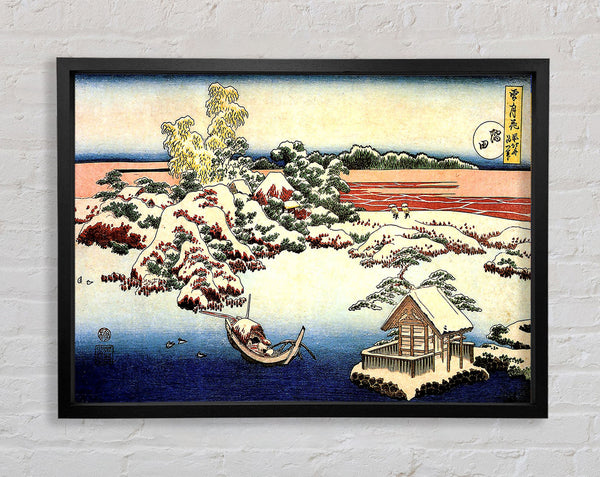 Hokusai Winter Landscape Of Suda