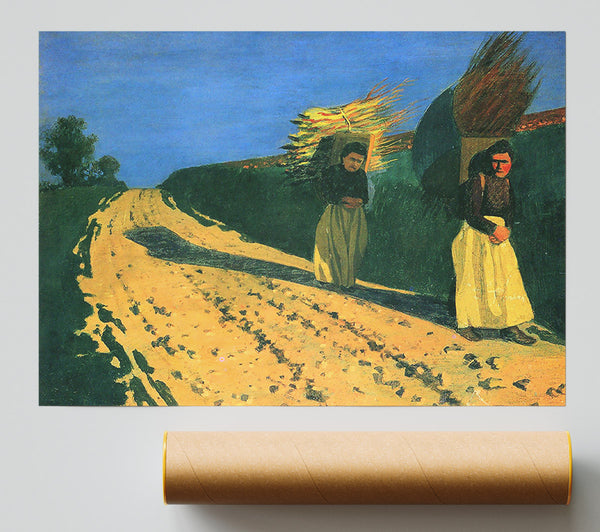 Felix Vallotton Wood-Bearing Women