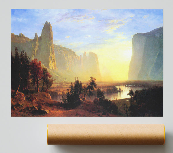 Yosemite Valley By Bierstadt