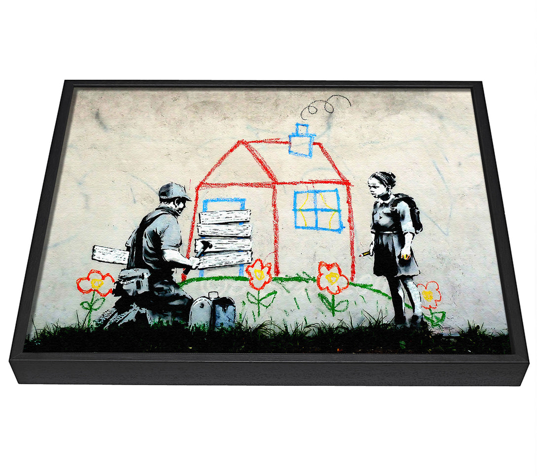 A picture of a Volunteers framed canvas print sold by Wallart-Direct.co.uk