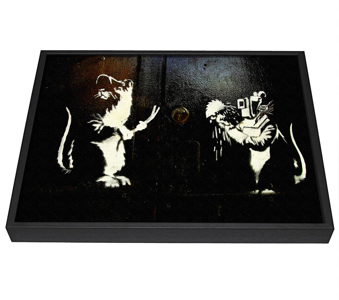 A picture of a Crooked Rats framed canvas print sold by Wallart-Direct.co.uk