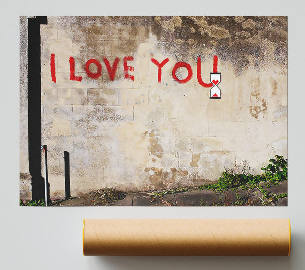 Banksy I Love You Timer