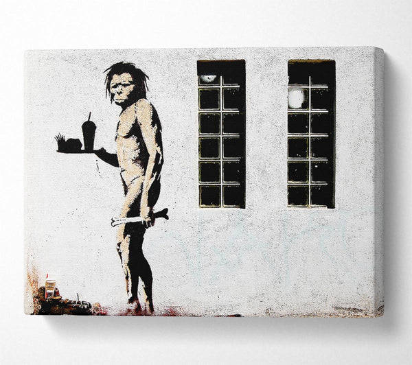 Banksy Mcdonald Caveman