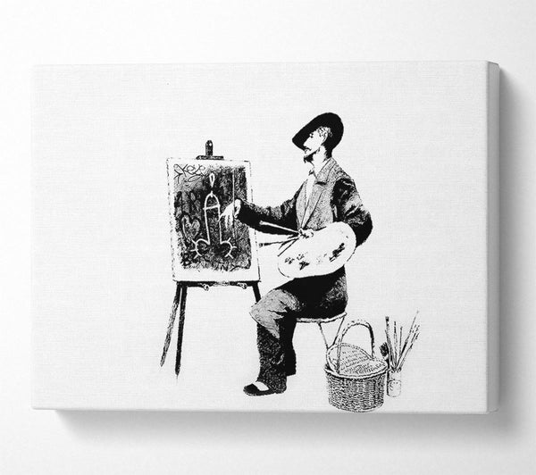 Banksy New Age Artist Easel