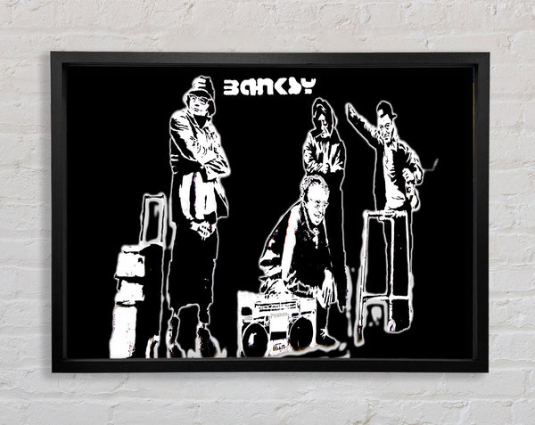 Banksy Old Skool Black