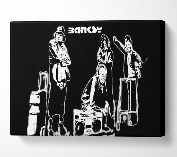 Banksy Old Skool Black