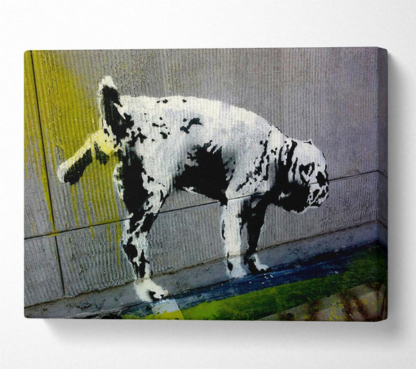 Banksy Peeing Dog