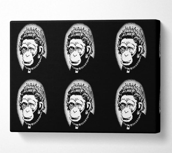 Banksy Queen Monkey