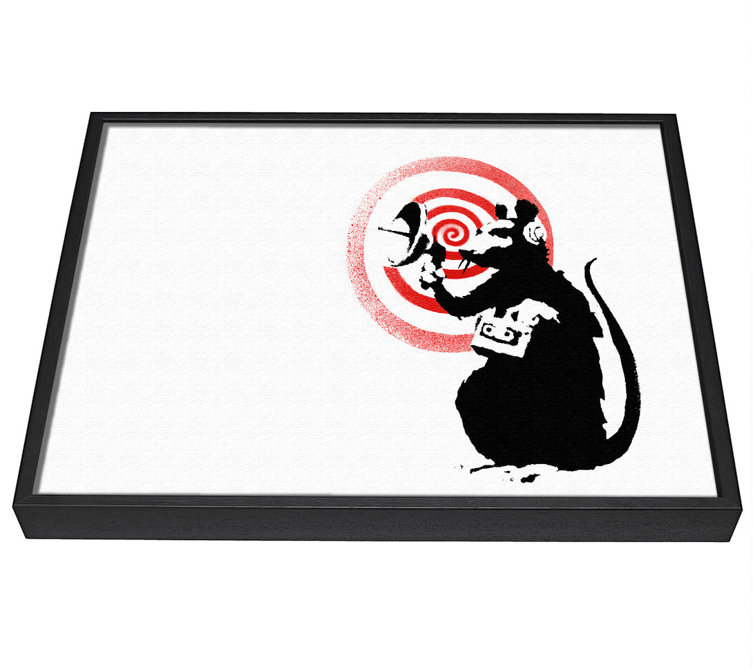 A picture of a Radar Rat 1 framed canvas print sold by Wallart-Direct.co.uk