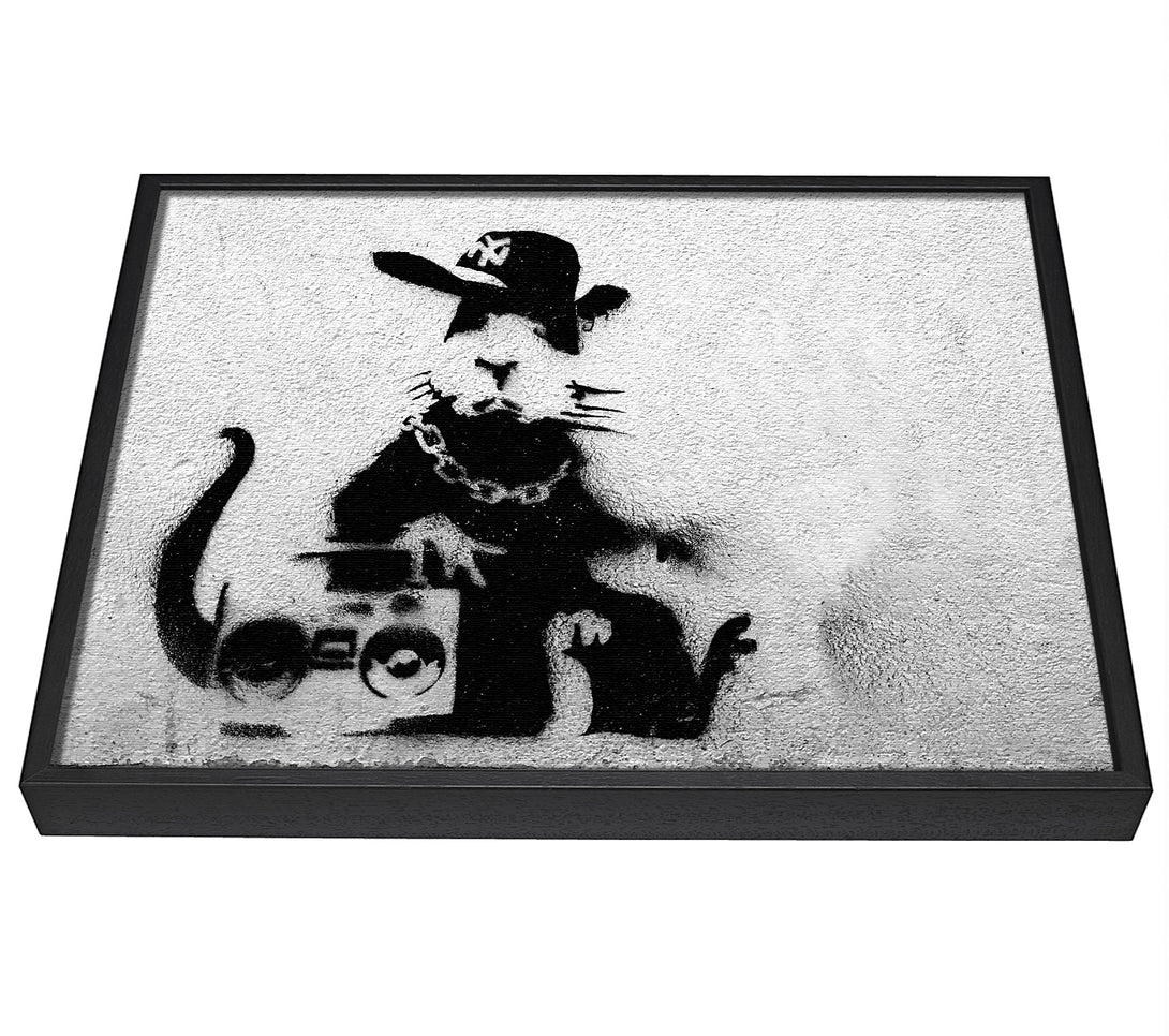 A picture of a Rap Rat framed canvas print sold by Wallart-Direct.co.uk