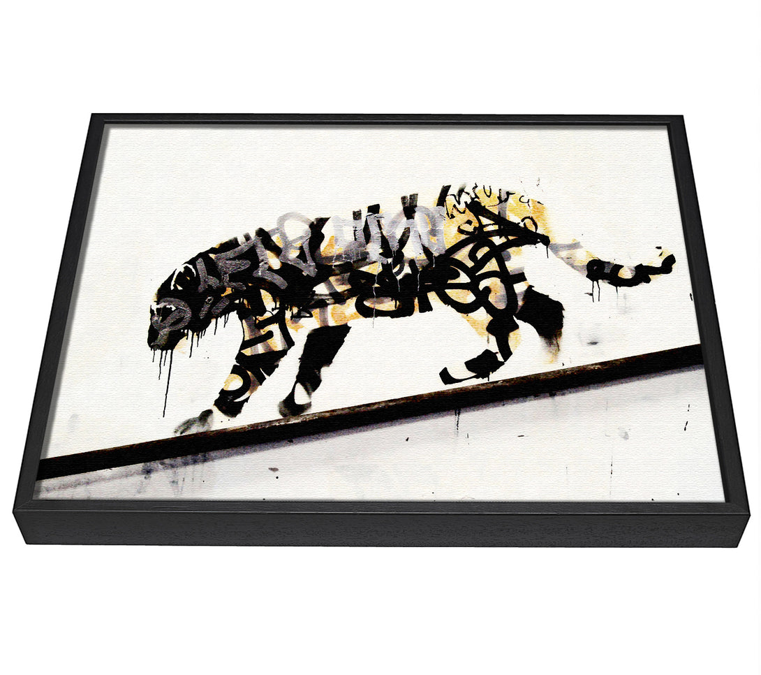 A picture of a Tiger framed canvas print sold by Wallart-Direct.co.uk