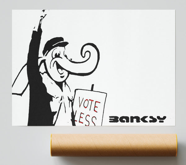 Banksy Vote Less