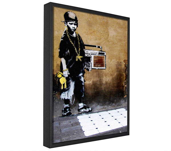 A picture of a Societys Kids framed canvas print sold by Wallart-Direct.co.uk