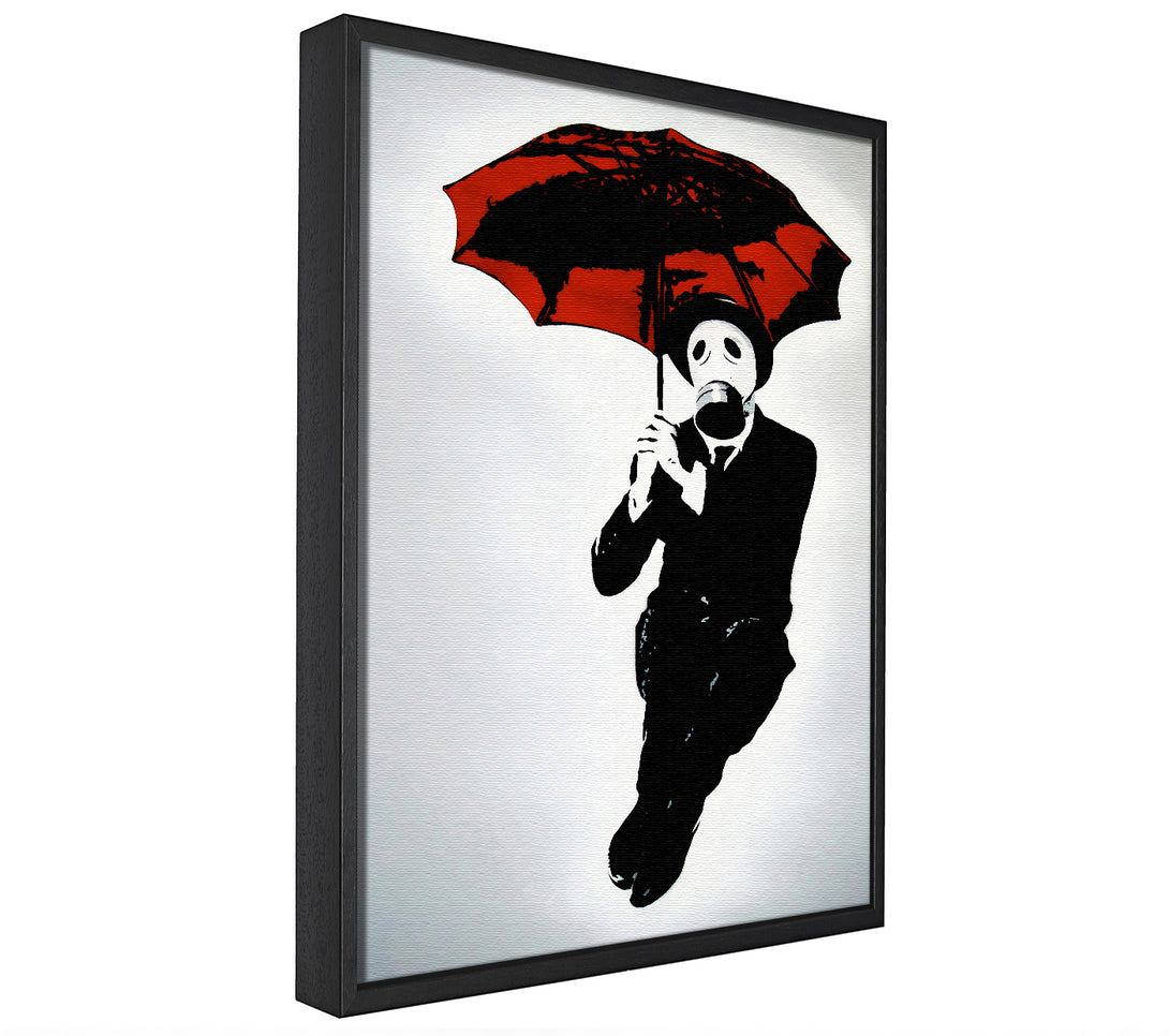 A picture of a Bankers Gas Mask~~ framed canvas print sold by Wallart-Direct.co.uk