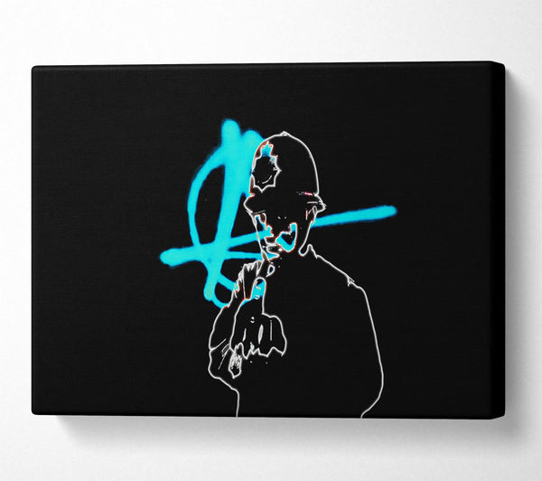 Banksy Copper Finger Black