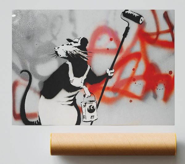 Banksy Graffiti Rat Removal