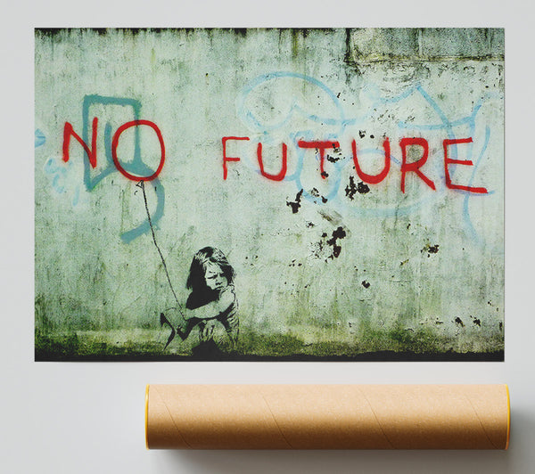 Banksy No Future Clean