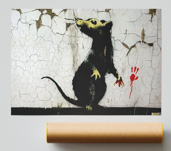 Banksy Rat Paw