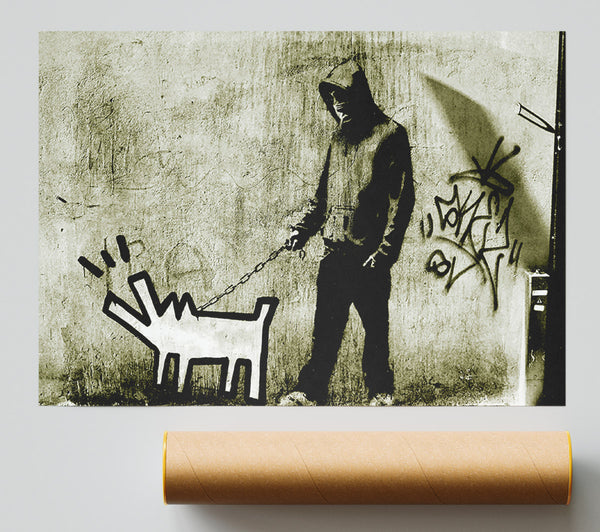 Banksy Haring Dog