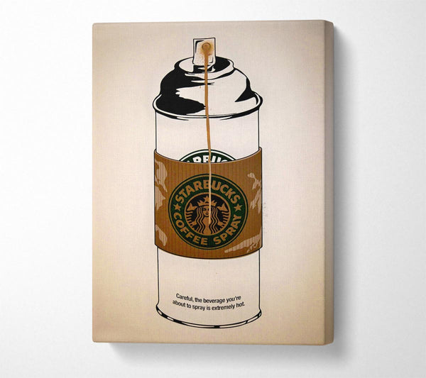 Banksy Starbucks Coffee Spray