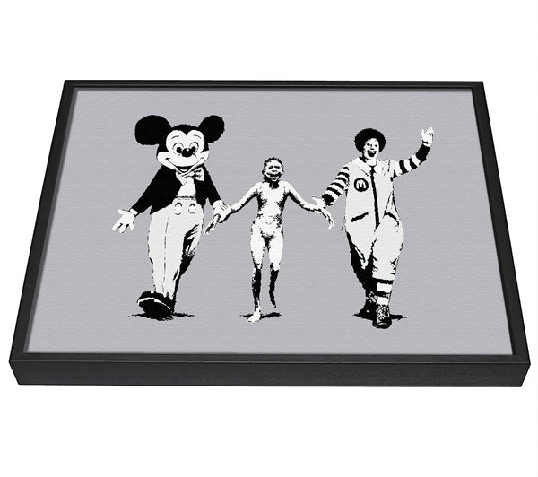 A picture of a Third World Love framed canvas print sold by Wallart-Direct.co.uk