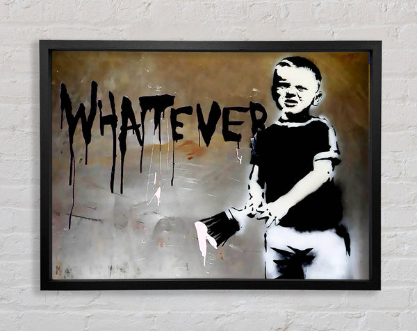 Banksy Whatever Kid