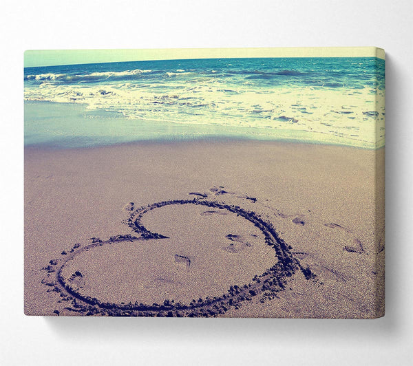 Heart On Beach