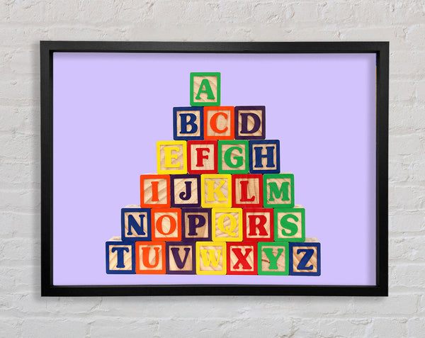 Alphabet Blocks Lilac