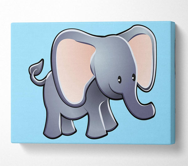 Big Eared Elephant Baby Blue