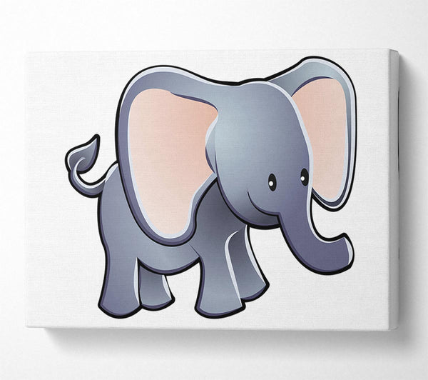 Big Eared Elephant White